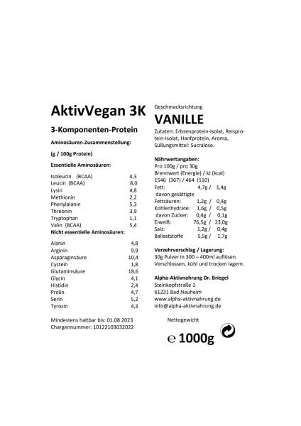 AktivVegan 3K Protein